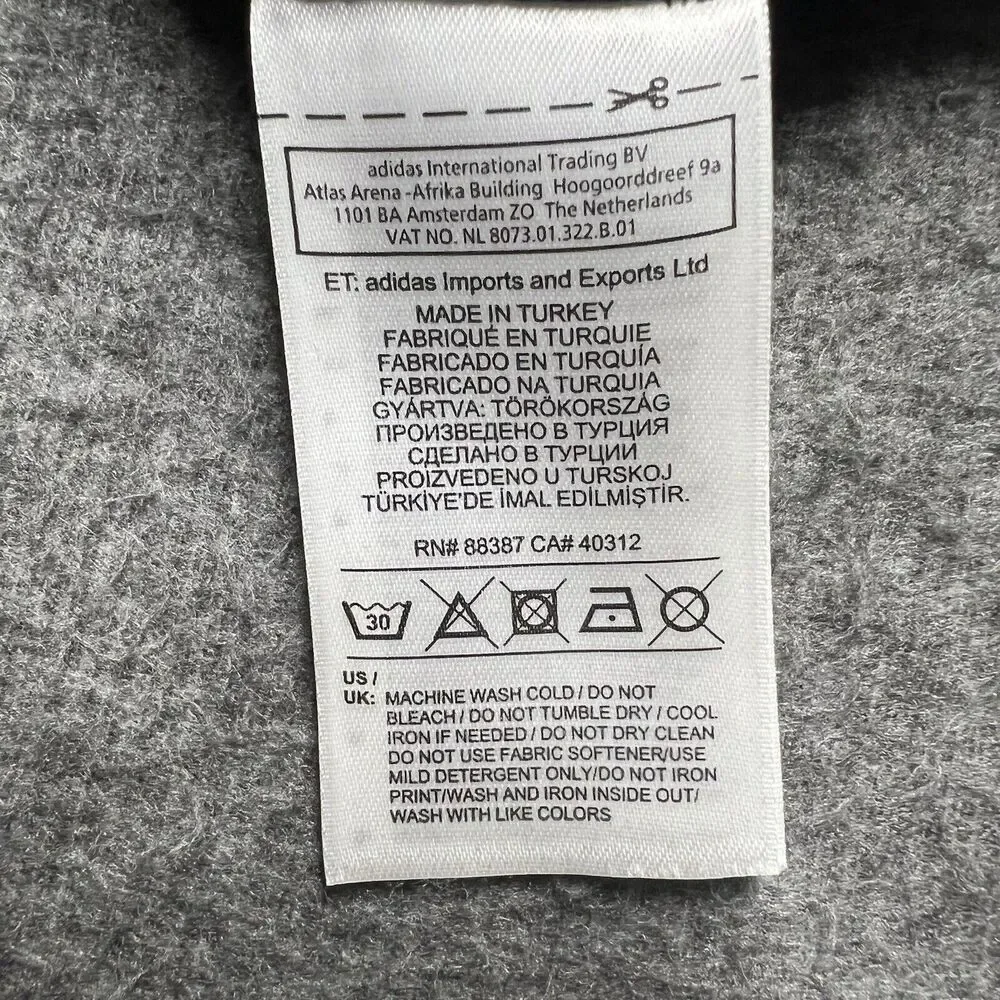 Adidas Trefoil Sports Bra Women’s XS Black Crop Top NWT NEW - Picture 5 of 7